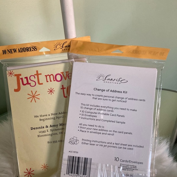 Just Moved Announcement Cards by Sunrise Greetings - Picture 3 of 4